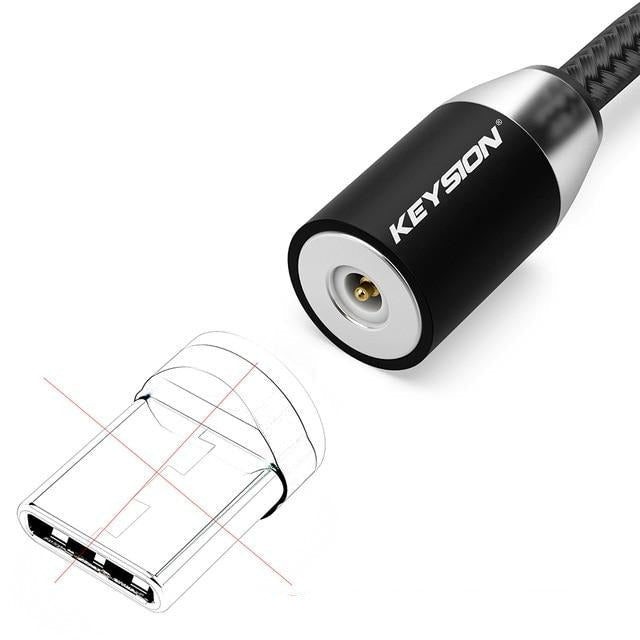 LED Magnetic USB Cable Fast Charging for all Types of Charging Port - Smart Ware Co